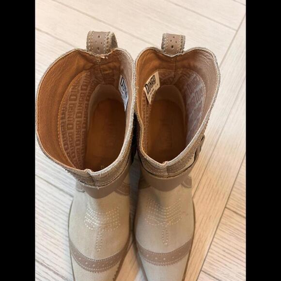 NWT Dingo Gummy Bear Leather/Suede Ankle Western Ladies Boots, Block Heel, Sz 6‎ - Picture 6 of 9